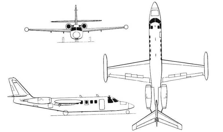 IAI 1123 Westwind WW23 3D view
