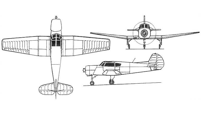 TECHNOAVIA SM-94 TECHNOAVIA SM-2000P YAKOVLEV Yak-18T Y18T 3D view