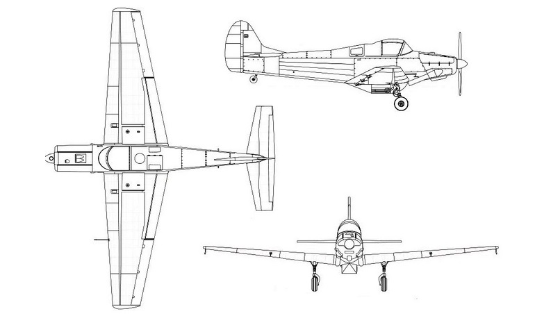 YEOMAN YA-1 Cropmaster YA1 3D view