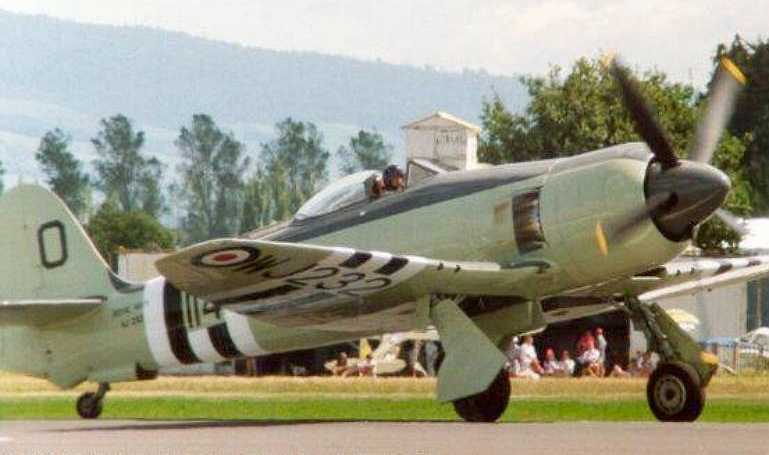 WAR Hawker Sea Fury WFUR aircraft photograph